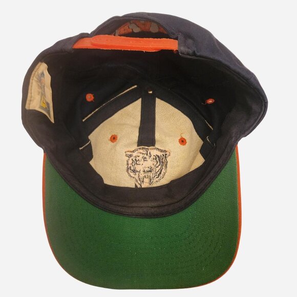 1990 Chicago Bears navy and orange vintage baseball hat - Picture 4 of 5